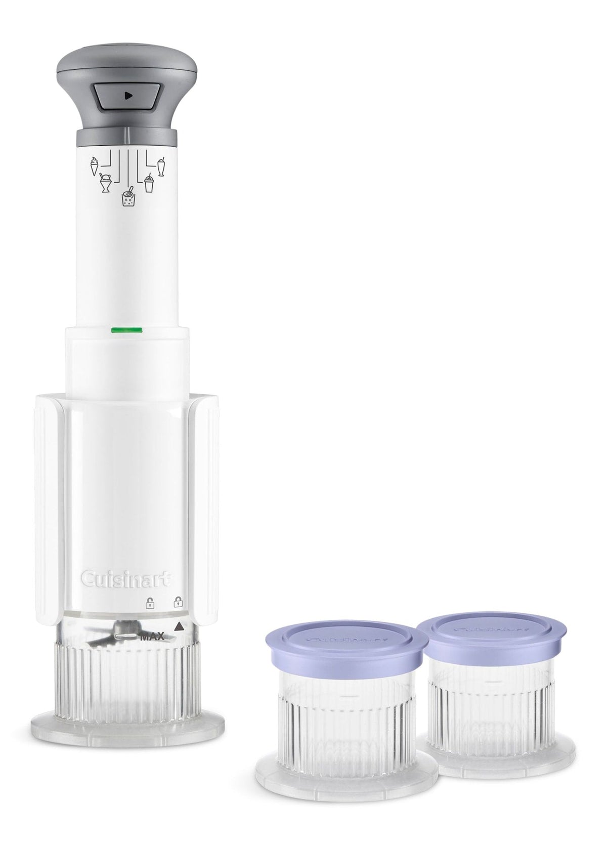 Fast Freeze White Ice Cream & Yogurt Maker