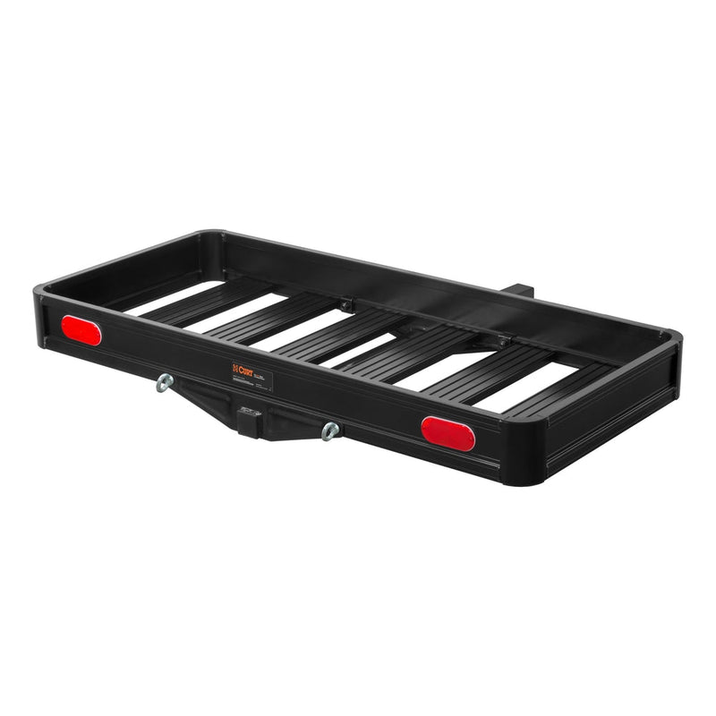 18113 Aluminum Hitch Mount Basket-Style Cargo Carrier, Fits 2-in Receivers, 49 x 22-in A1276