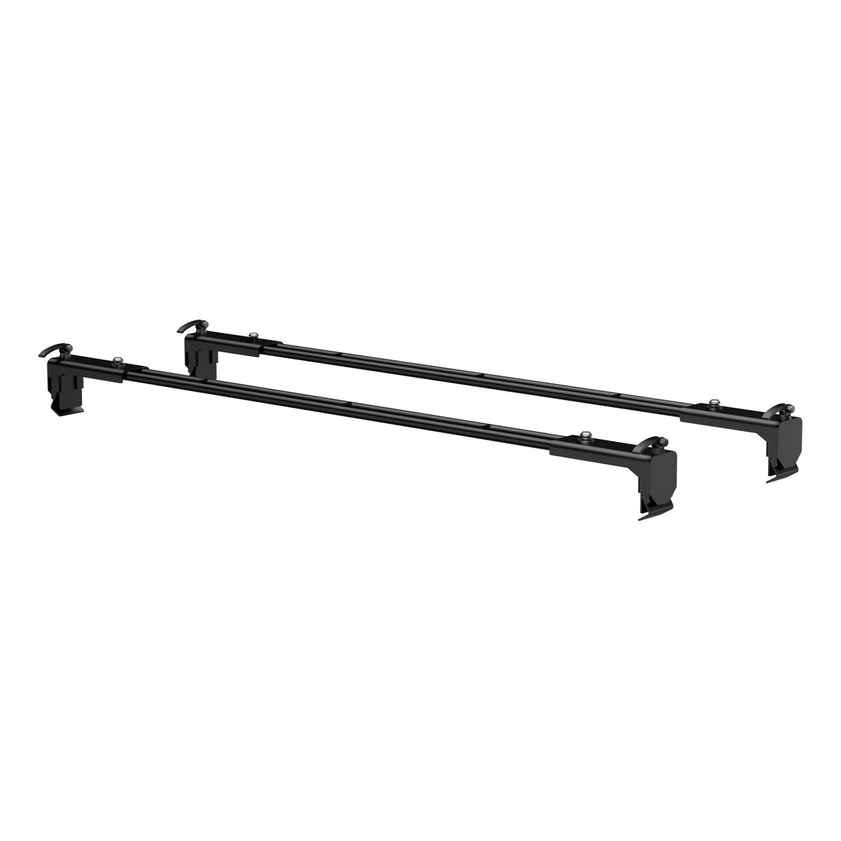 18122 Quick-Release Roof Rack Crossbars, Black Steel, Select Wrangler JK