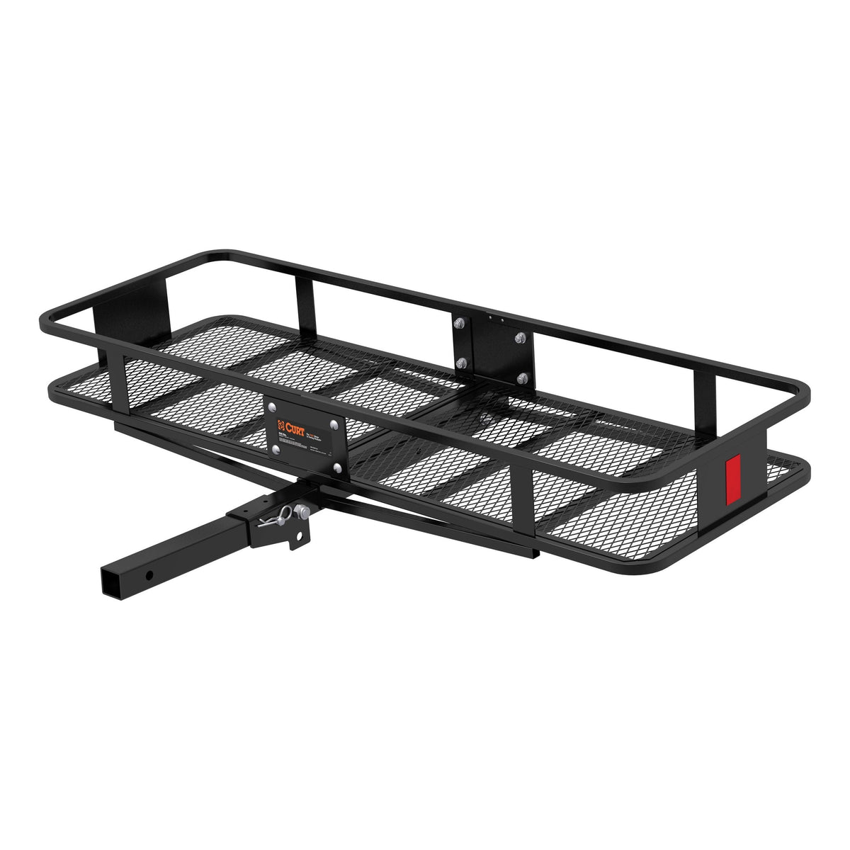 18151 60 x 20-Inch Basket Hitch Cargo Carrier, 500 lbs Capacity, Black Steel, 2-In Folding Shank