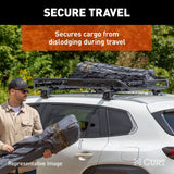 18219 Elastic Cargo Net with Hooks for Extended Roof Basket, 64 x 36-in