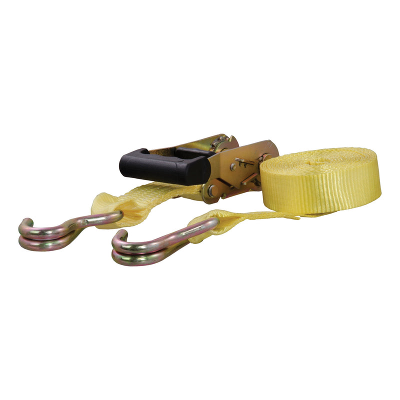83036 Cargo Strap with J-Hooks, Yellow, 1,667-lb, 14-ft W2410