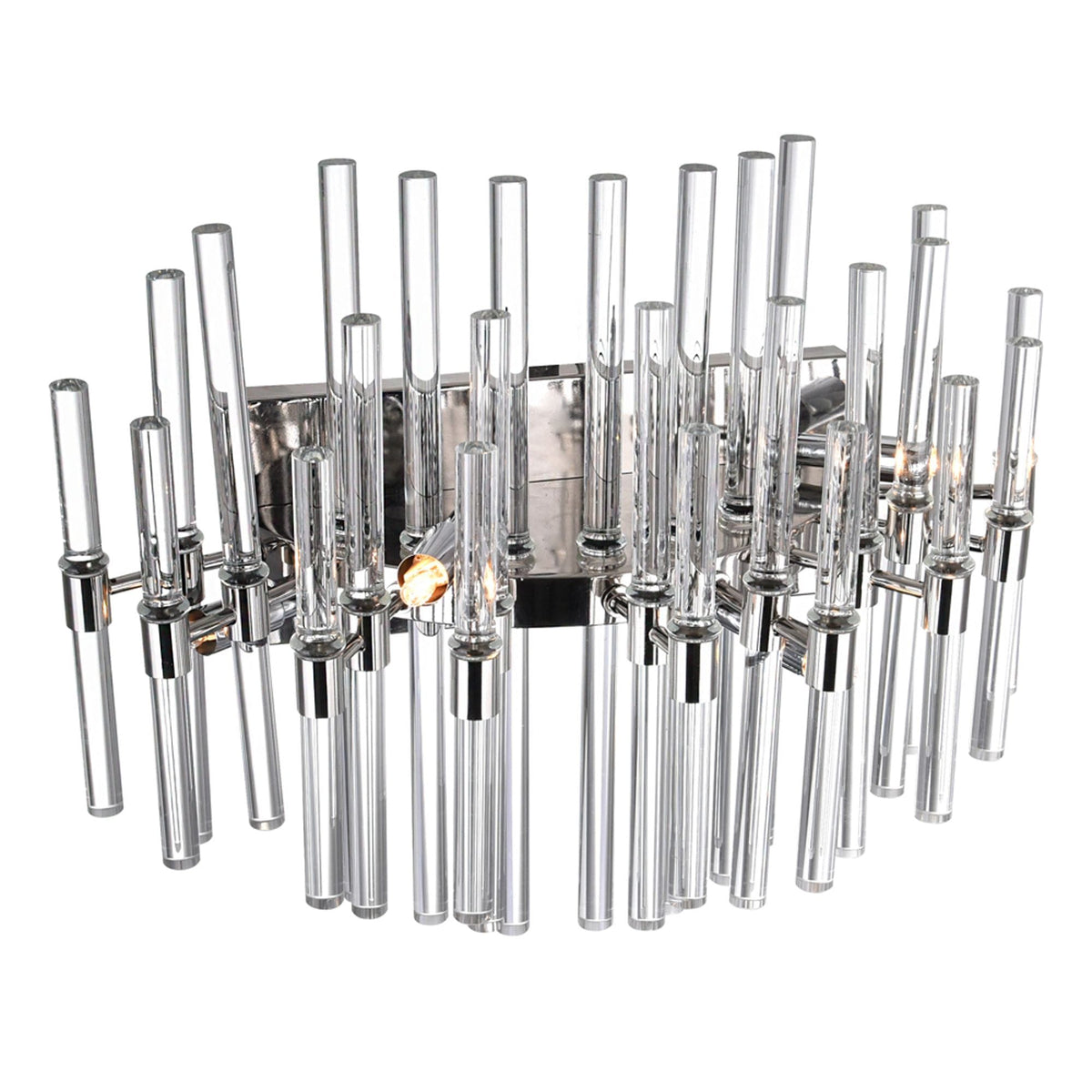 Miroir 4-Light Nickel Vanity Light
