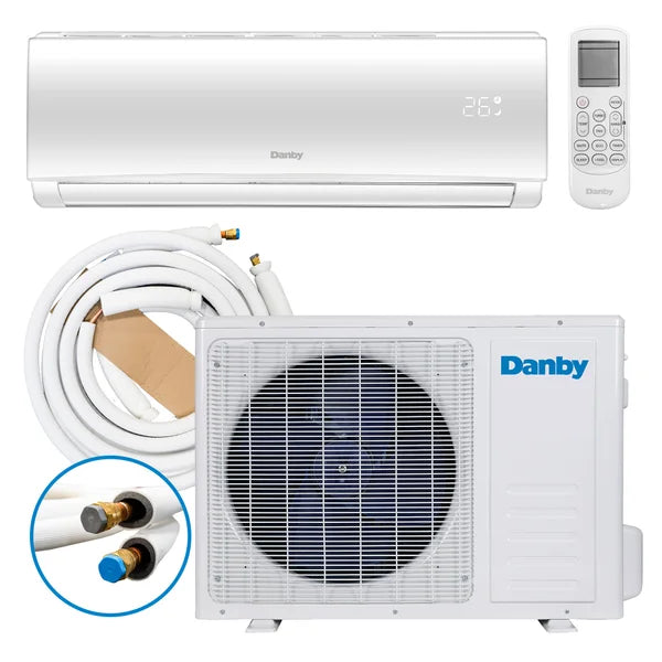 Danby 12,000 BTU SACC Quick Connect Mini-Split Air Conditioner with Heat pump and Variable Speed Inverter D2997