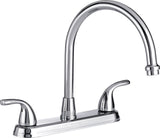 Double Handle High Arc Kitchen Faucet, Chrome