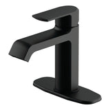 Karter 1-Handle Lavatory/Bathroom Sink Faucet, Lead-Free, Matte Black
