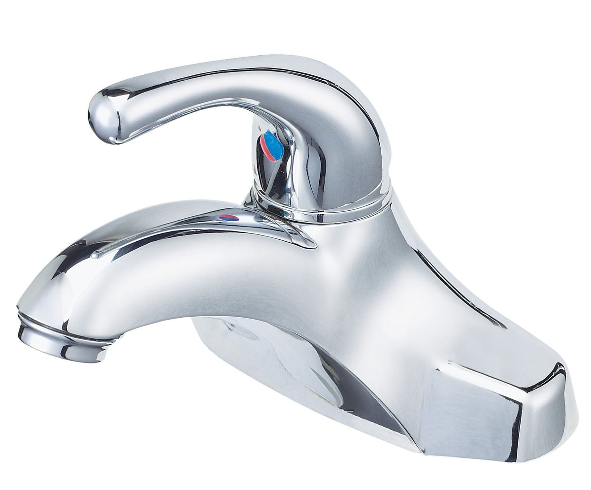 Plymouth Single Handle 4-in Centreset Bathroom Sink Faucet with Pop-Up Drain, Chrome
