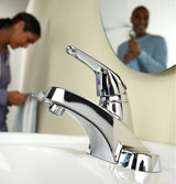 Renovate Single Handle Bathroom Sink Faucet, 4-in Centerset, Chrome