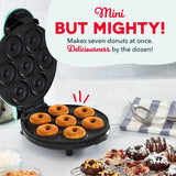 Dash Express Mini Compact Electric Donut Maker, Non-Stick Surface, Aqua