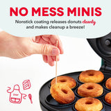Dash Express Mini Compact Electric Donut Maker, Non-Stick Surface, Aqua