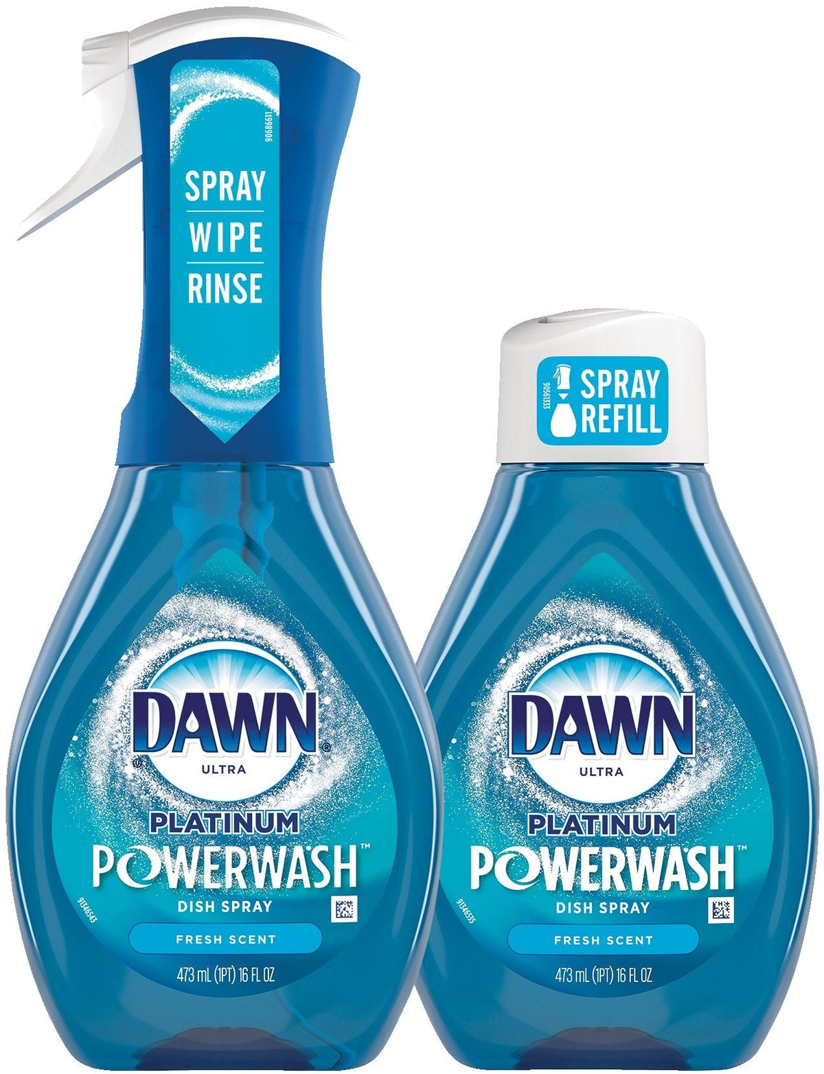 Dawn Platinum Powerwash Dish Spray, Fresh Scent Bundle, 1 Starter-Kit