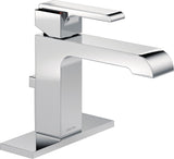 Delta Ara 1-Handle Bathroom Faucet with Metal Pop-Up, Chrome