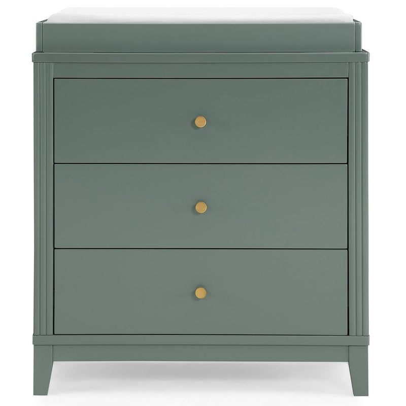 Eloise 3-Drawer Dresser with Changing Top, Grassy Glen C4068