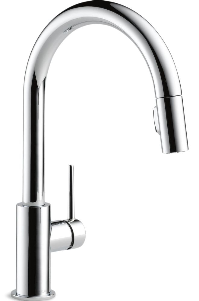Faucet Trinsic Single Handle High Arc Pull Down Sprayer Kitchen Faucet, Assorted Finishes M1694
