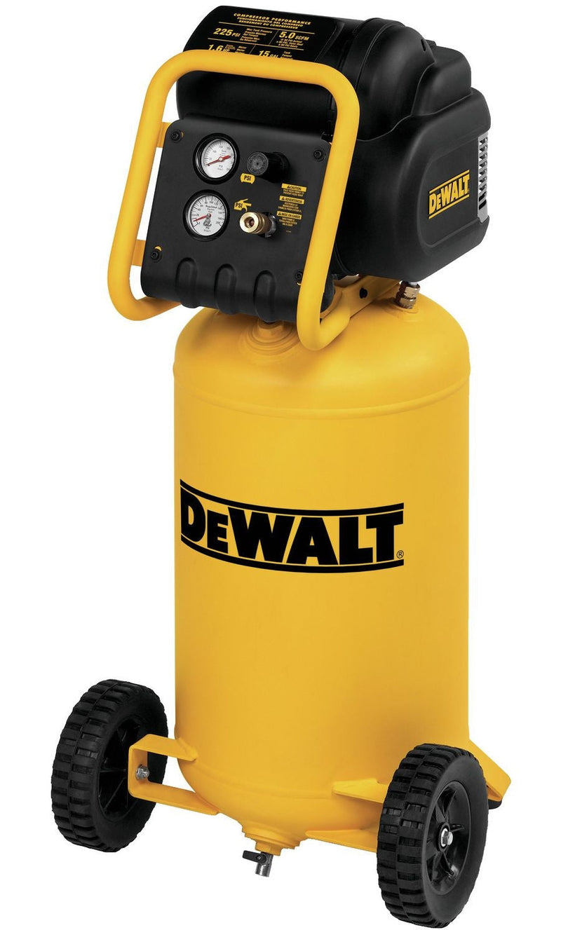 D55168 15-Gallon Oil-Free Portable Workshop Vertical Air Compressor, 225 PSI Q779