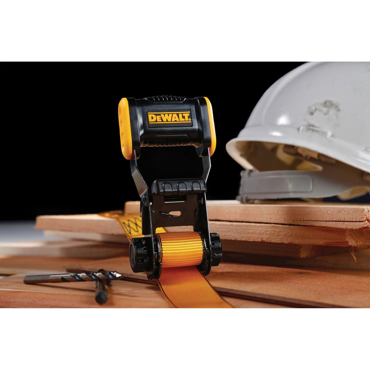 DXBC18004 1,800-lb Ratchet Tie-Down Straps, 1.25-in x 12-ft, 4-pk