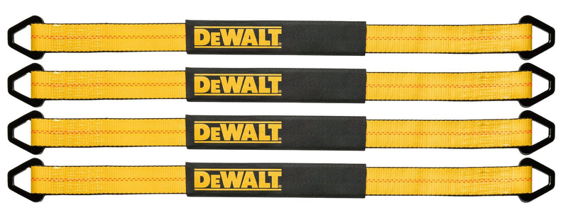 DXBC80005 Premium Axle Strap Kit, 12000-lb Break Strength, 4-pk W378