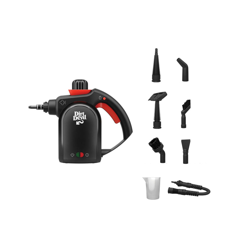 Dirt Devil Handheld Portable Steam Cleaner, Multi-surface, 7-in-1 Specialized Attachment Kit G4084