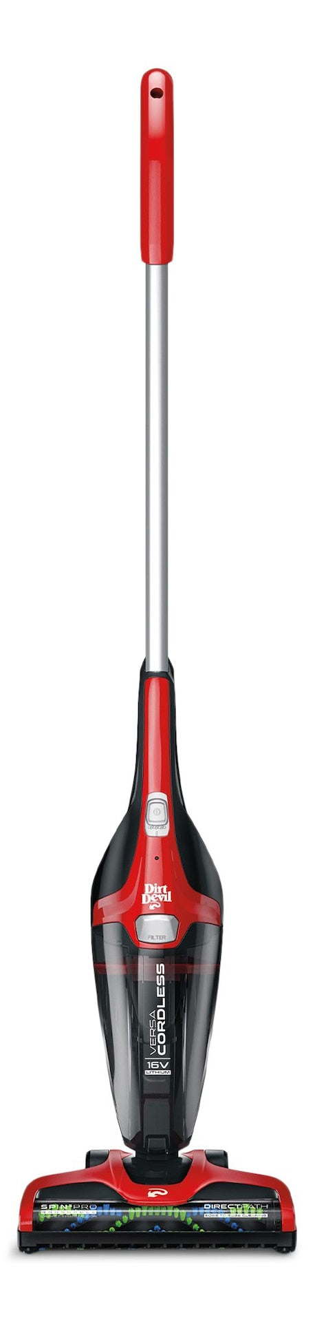 Dirt Devil Versa Cordless Stick Vacuum, Lightweight, Red Z5161