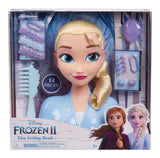 Frozen Elsa Styling Head Toy with 14 Accessories for Hair Styling and Braiding, Ages 3+
