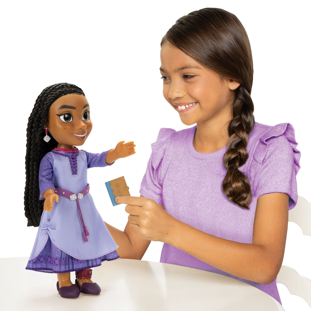 Wish Asha Core Collectible Doll, Large 14-in Toy Figure for Kids, Ages 3+