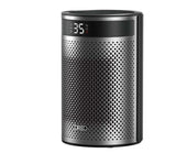 Home 1500W Portable Indoor Ceramic Heater with Remote, Black