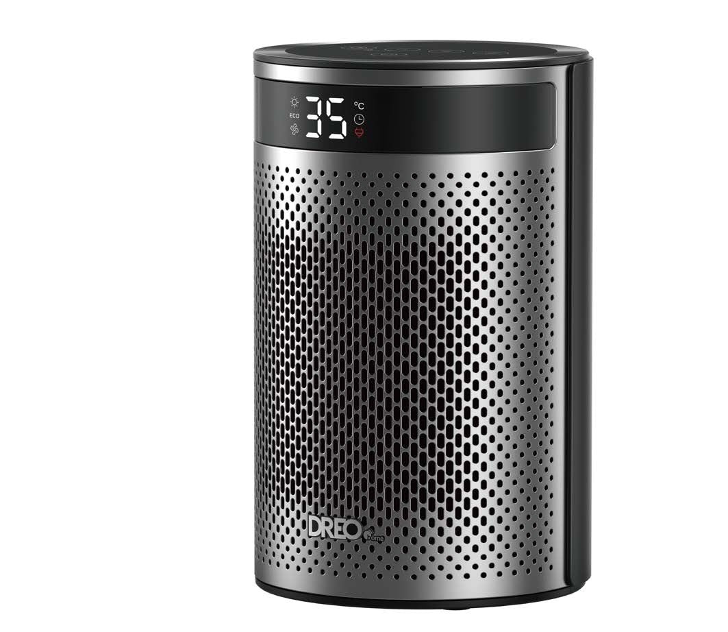 Home 1500W Portable Indoor Ceramic Heater with Remote, Black