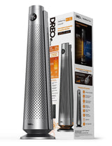 Home Large Room Space Heater with Adjustable Thermostat, 30-in