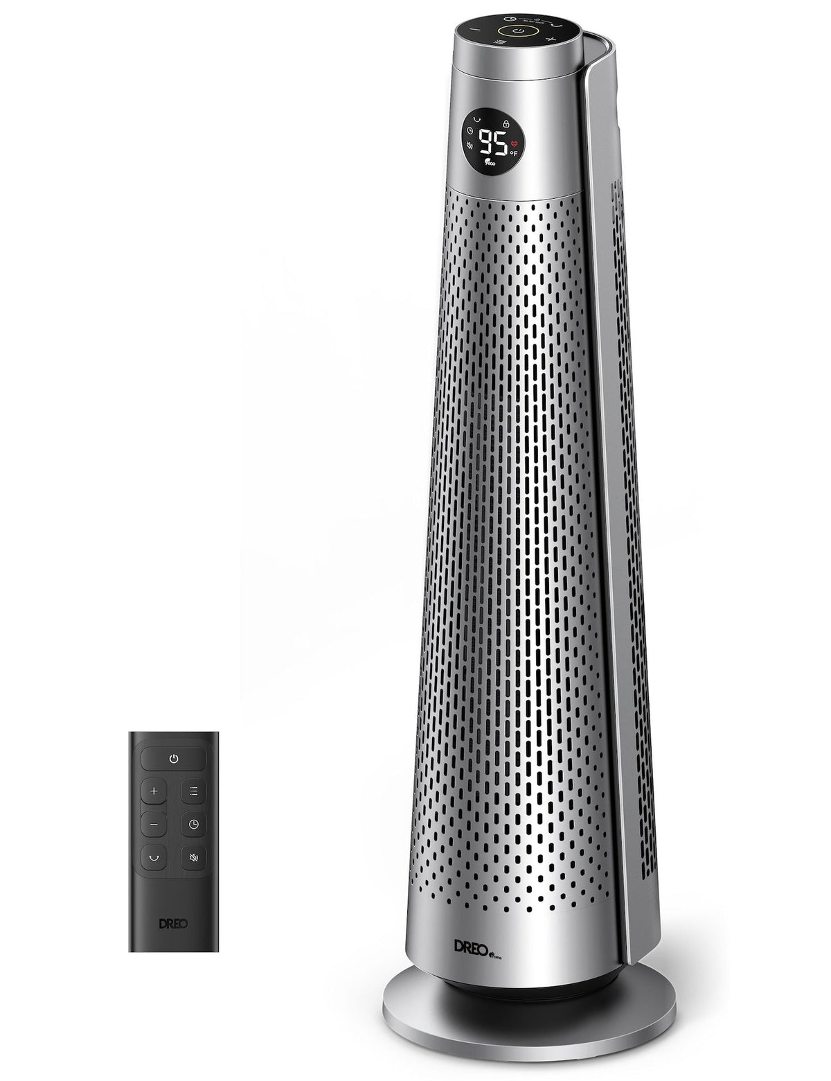 Home Large Room Space Heater with Adjustable Thermostat, 30-in