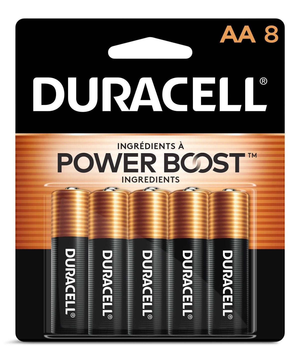 Coppertop AA Alkaline Batteries, All Purpose, 8-pk