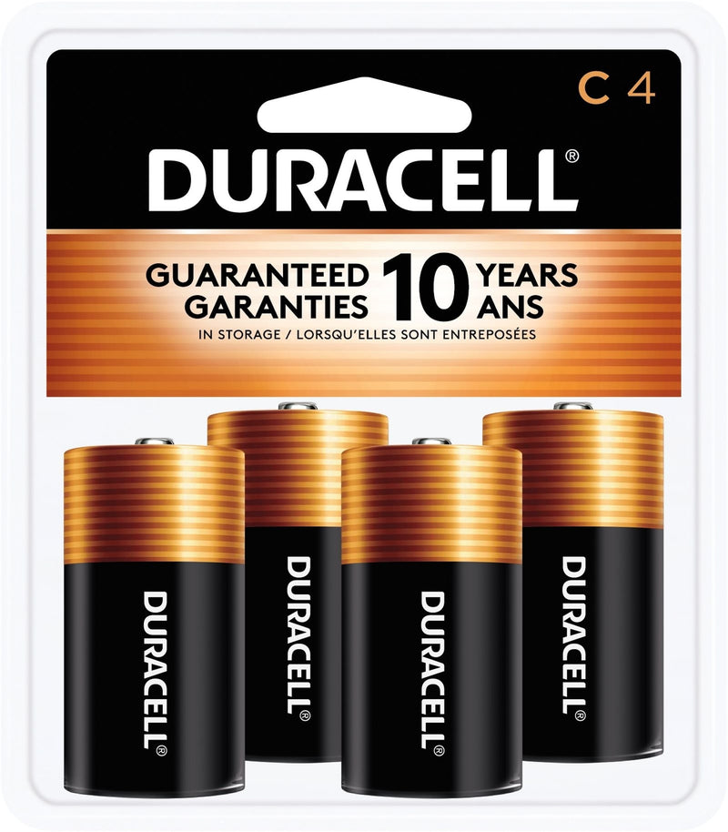 Coppertop C Alkaline Batteries, All Purpose, 4-pk V4097