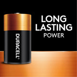 Coppertop D Alkaline Batteries, All Purpose, 8-pk