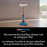 Clean + Wash Hygiene Vacuum Cleaner, Lightweight, Self-Drying Deck