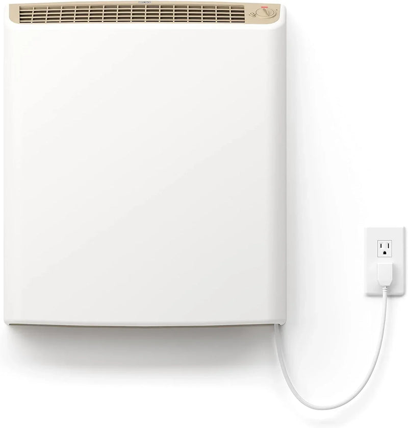 EnviMAX Plug-in Electric Panel Wall Heaters for Large Rooms, 1000 Watts, 24/7 Heating w/Safety Sensor Protection, Patented Quiet Fan-less Design, Easy 2-Min Install, Indoor Space Heater, Made in USA R9118