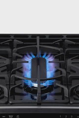 22-76853 5.6 cu. ft. Front-Control 5 Burner True Convection Gas Range with Oven, Large Window, Three Oven Racks, Dishwasher Safe Cast Iron...