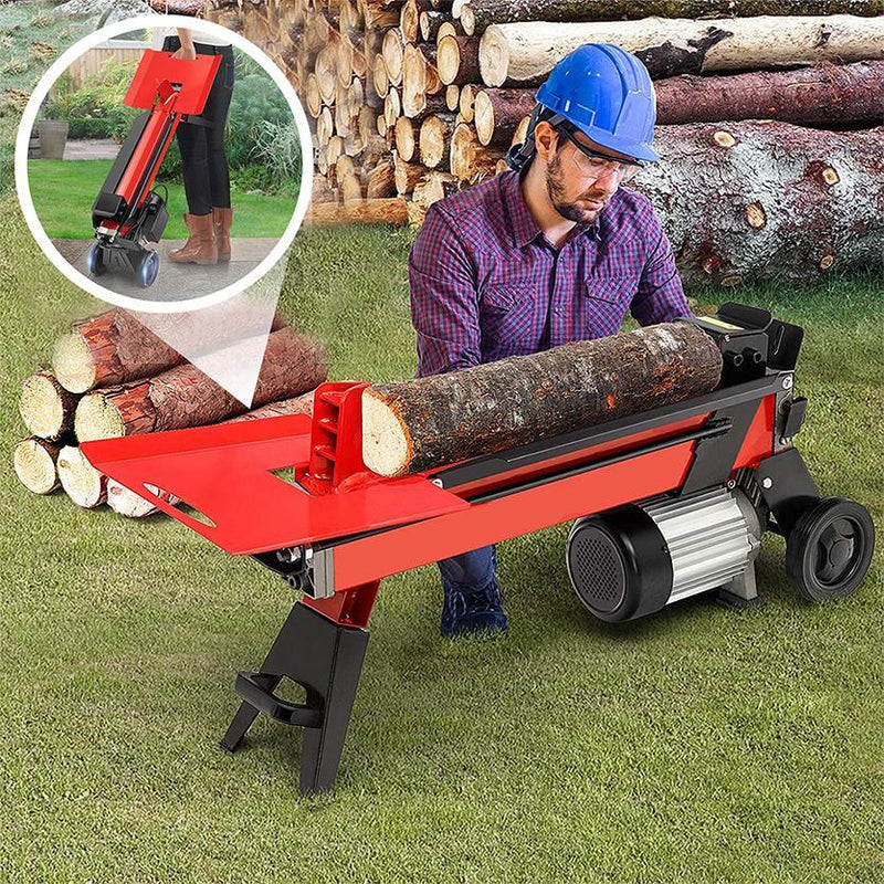 Heavy Duty 7 Tons Electric Hydraulic Log Splitter Machine Q6264