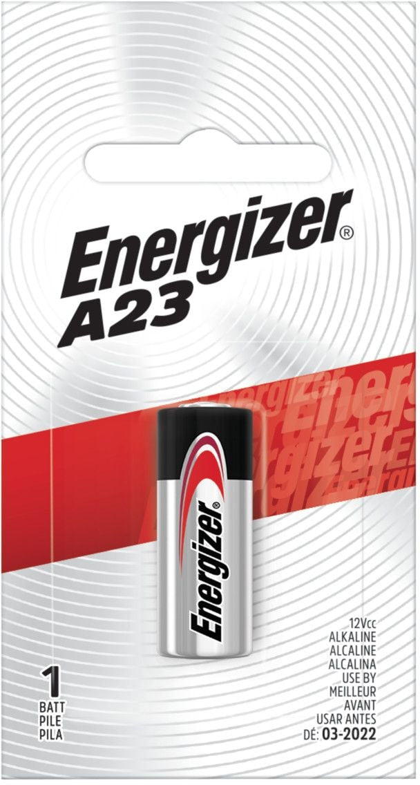 12V / 12 Volt Alkaline A23 Battery, Long Lasting, All Purpose, 1-pk