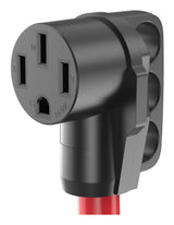 50A 25-ft Single-Outlet RV & EV Extension Cord, Red