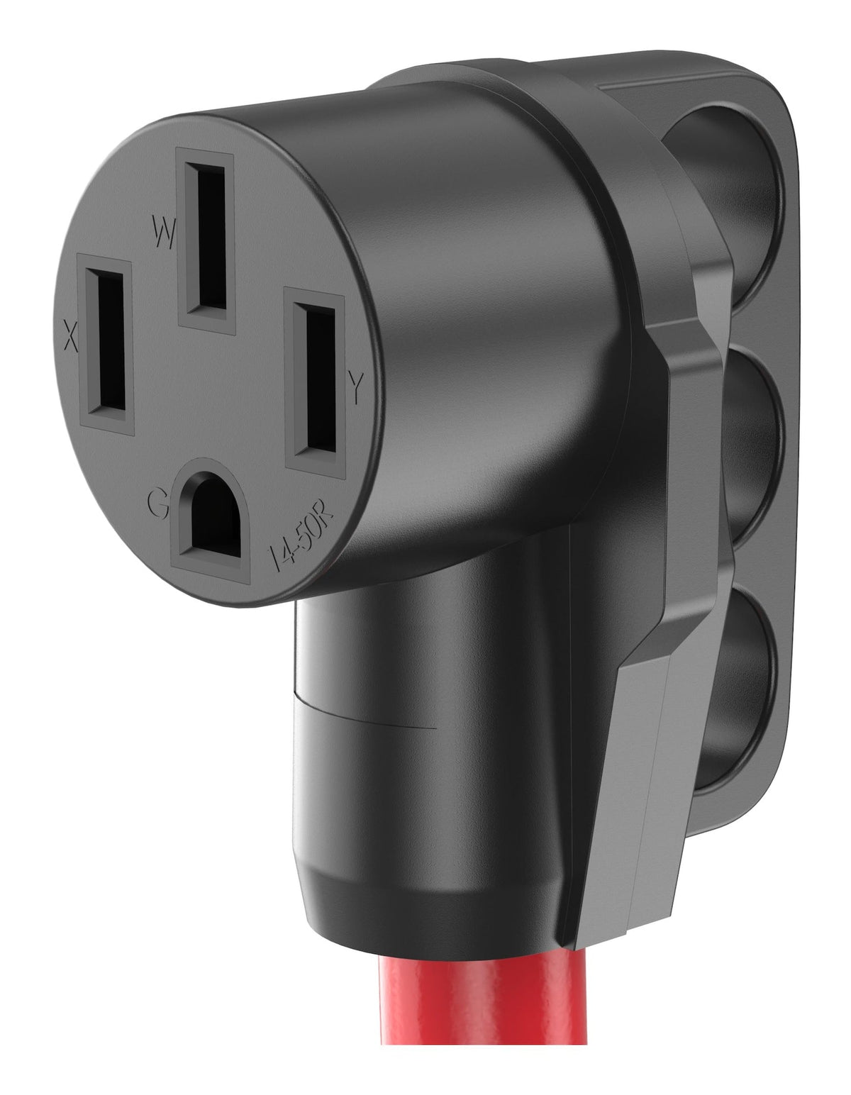 50A 25-ft Single-Outlet RV & EV Extension Cord, Red