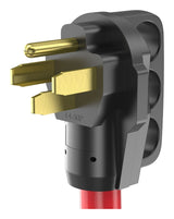 50A 25-ft Single-Outlet RV & EV Extension Cord, Red