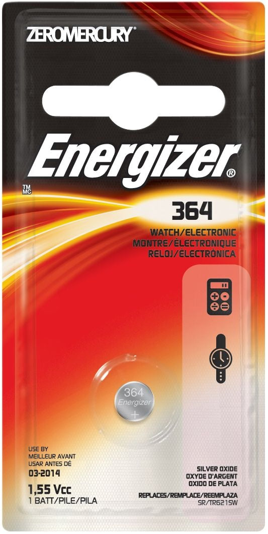 Silver Oxide 1-pk 365/363 SR621SW 1.5V / 1.5 Volt Button Cell Watch Battery
