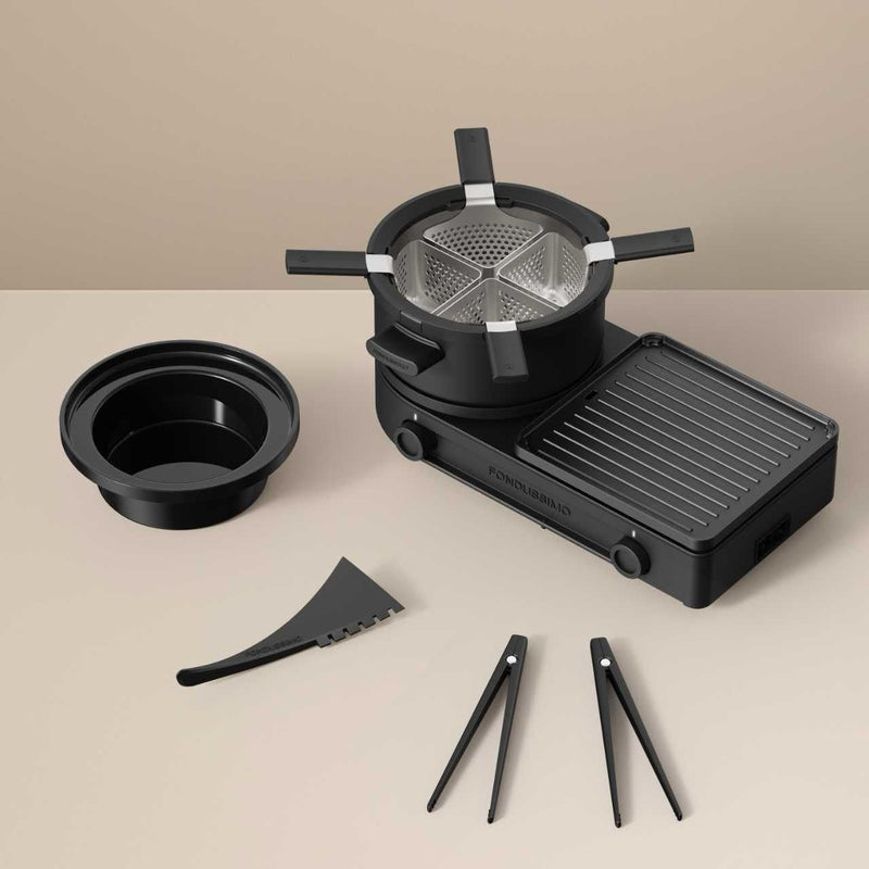Fondussimo Fondue & Grill Set, Black F2221