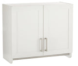 2-Door Wall Laundry Cabinet, White