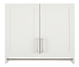 2-Door Wall Laundry Cabinet, White