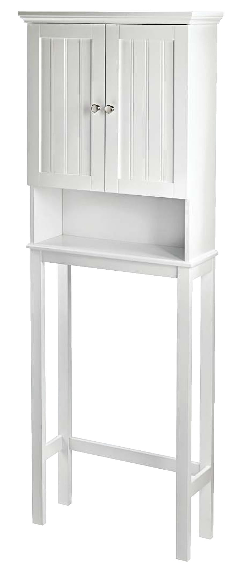 Brookfield 2-Door Over-The-Toilet Spacesaver Bathroom Storage Cabinet, White