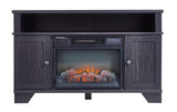 Hamilton Electric Fireplace TV Stand, 44.5-in, 1500W, Brown Cappucino