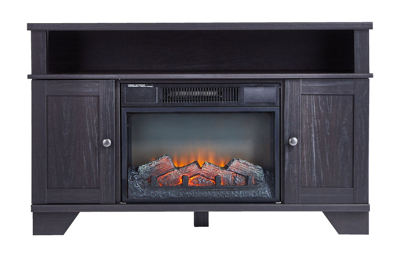 Hamilton Electric Fireplace TV Stand, 44.5-in, 1500W, Brown Cappucino Q7319