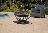Savona Round Wood-Burning Outdoor Fire Bowl/Fire Pit, 29.5 x 20-in