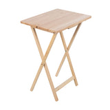 Solid Wood TV Tray, Foldable, Natural Wood Finish TV Tray