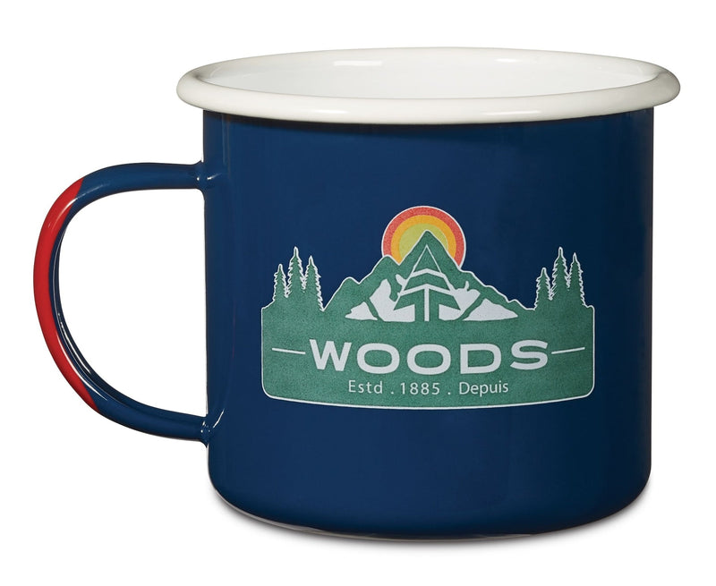 Forest Enamel Camping Mugs, Assorted Designs Y6065